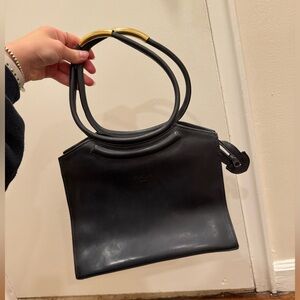 Focus Paris genuine leather small tote